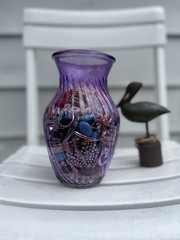 PURPLE Mystery Jewelry Jar- Vintage & Modern Jewelry- Trifari Lisner Avon- 3 Lbs
