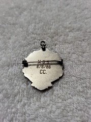 Brooch Pendant Pewter Metal SNS Pin N.D.S
