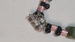 Vintage Semi-Precious Stone Toggle Bracelet (1029)