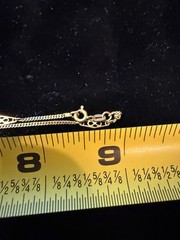 Vintage SOLID 14KT Gold Stamped 18″ Necklace Chain 3 Grams