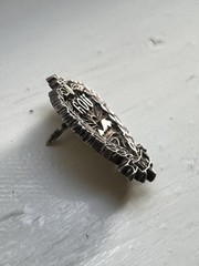 Armenian Relief Society (ARS / ՀՕՄ) Sterling Silver Pin – 2.97 Grams – Rare!