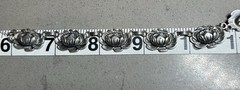Vintage MCM Danecraft Sterling Lotus Necklace. 15in.
