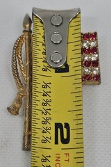 Vintage Rafaelian Signed American Flag Flag Brooch USA Flag