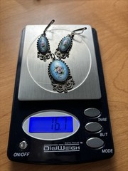 Genuine Jewelry Silver Set Earrings Pendant Vintage Filigree