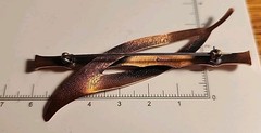 Matisse Renoire Vintage Copper Bamboo Brooch
