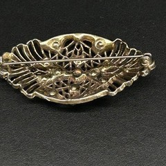 Lot Of 5 Vintage Brooches, Four With Missing Rhinestones & One With Broken Clasp