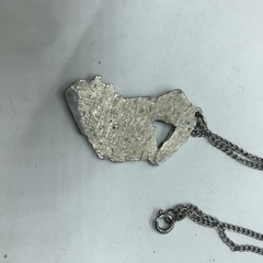 Vintage Train General Locomotive Pendant Necklace 60s 70s Transportation Jewelry