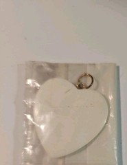 1940s Hong Kong Ivory Heart Pendent