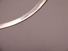 Set of 3 925 STERLING SILVER Thin Stackable Bangle Bracelets 1 ounce Vintage