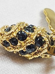 CAMROSE & KROSS JBK Jackie Kennedy Royal Egg Gold Tone/Rhinestone Bracelet w/COA