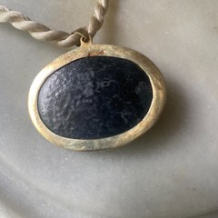VTG cottagecore sisters blue white cameo necklace sirens feminine dainty rope 23
