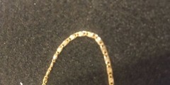 Signed ( SARAH COV ) Vintage Gold Tone Necklace Length – 32in
