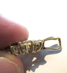 Beautiful Vintage 2.50 ctw Diamond Heart Pendant in 14k Gold MAKE OFFER