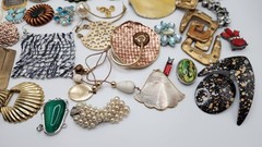 Craft Jewelry Pieces Junk Drawer 35 Different Pieces