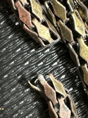 Vintage Rhinestone Mesh Bracelet (1970s-1980s)
