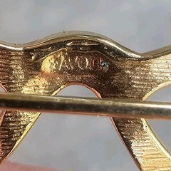 Avon Brooch Pin Cat Eye Glasses Tassel Rhinestone Gold Tone Gift Dangle VGT