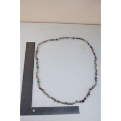 Multicolor Bead Necklace Glass 90728