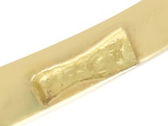 Antique 10.90Ct High Zircon and 18k Yellow Gold Solitaire Ring Circa 1910