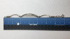 Vtg Michael Anthony Sterling Silver Panther Bracelet signed 7”-6-1/2” / 10.45g