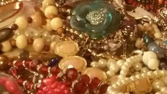 Vintage Estate Costume Jewelry Lots Wear Repair Craft 7-pc