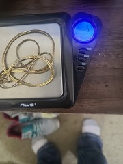 Vintage 9k Yellow Gold Herringbone 3mm Wide Chain 20″ Italy Necklace 5.7g