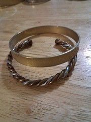 Vintage Bangle Cuff Beaded Bracelet Lot Of 19 Pcs Free Shipping See Description