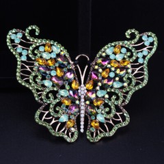 Retro Palace Style Creative Three-dimensional Butterfly Corsage Accessories
