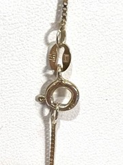 AGI Vtg Opal Necklace Pave CZ 925 Vermeil Sterling Gold 18” Box Chain Ex Cond