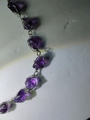 Amethyst Stone 26″Natural Polished No Clasp