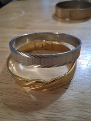 Vintage Bangle Cuff Beaded Bracelet Lot Of 19 Pcs Free Shipping See Description
