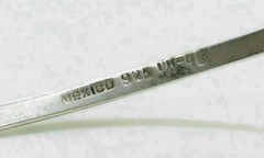 VINTAGE~TAXCO TH-96 Sterling Silver 925 COLLAR CHOKER Modernist NECKLACE~MEXICO