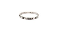 Vintage Sterling Silver 925 Ring Size 11.25 Textured H5
