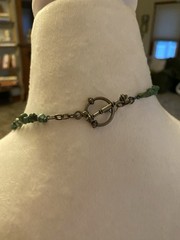 Vintage Boho Southwestern Style Turquoise Cross Necklace Estate Jewelry