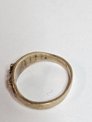 Vintage 10k Tri Color Black Hills Gold Ring Size 3.25 06Rg