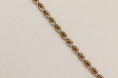 18k Gold Over Sterling Silver Lab Created 2 ct Ruby Tennis Bracelet 7 1/4″ inch