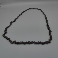 Vintage Purple Garnet Beaded 35″ Necklace Natural Pyrope Almandine Nugget 64g