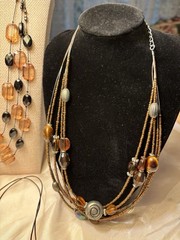 Costume Necklaces, 5, All Pretty Pieces. One Is By NY.