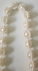 Vintage Faux Pearl Necklace Lot Tassel Double Strand & Long Strand Retro Jewelry