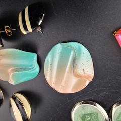 1980s Retro Vintage Earrings Lot of 13 Pierced Earring Pairs