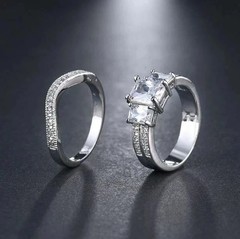 3Ct Art Deco Vintage Style Lab Created Diamond Engagement 14k Gold White FN Ring
