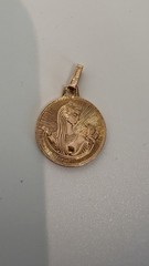 Rare USSR Jubilee 583 14K Rose Gold Pendant Soviet Armenia Olympics 1980 3.83g
