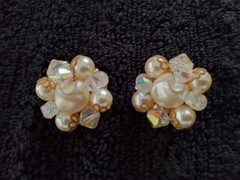 1950’s-1960’s Clip-On Earrings MCM Vintage
