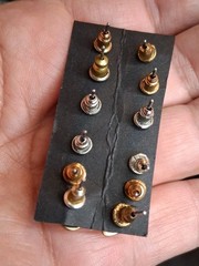 Posts Metal Silver Brass Gold Shapes Lot Of 20+ Various Shapes (No Precious Mtl)