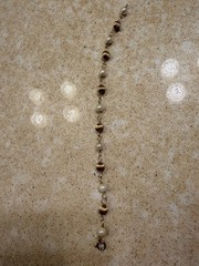 Vintage 14k Yellow Gold and Pearls Fluted Bead Bracelet See Description