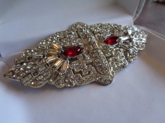 UNCAS 1930s Art Deco Brooch