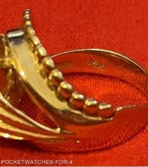 VINTAGE 18kt GOLD RING 8.5 CWT. YELLOW TOPAZ OVAL CUT RING SIZE 5.25 TO 5.50