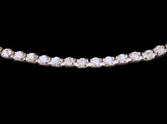 16″ Vintage Rhinestone Choker Necklace, Elegant, Delicate, Necklace, JWL-502