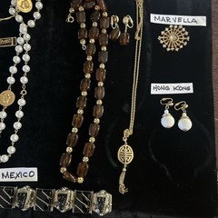 80 Vintage lot jewelry unbranded wearable Trifari Monet Coro Avon Italy Marvella