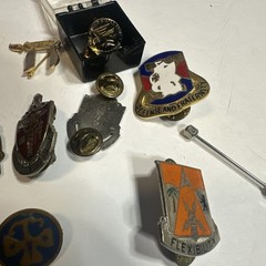 Military Lot Of 14 Misc. Themed Pins USA