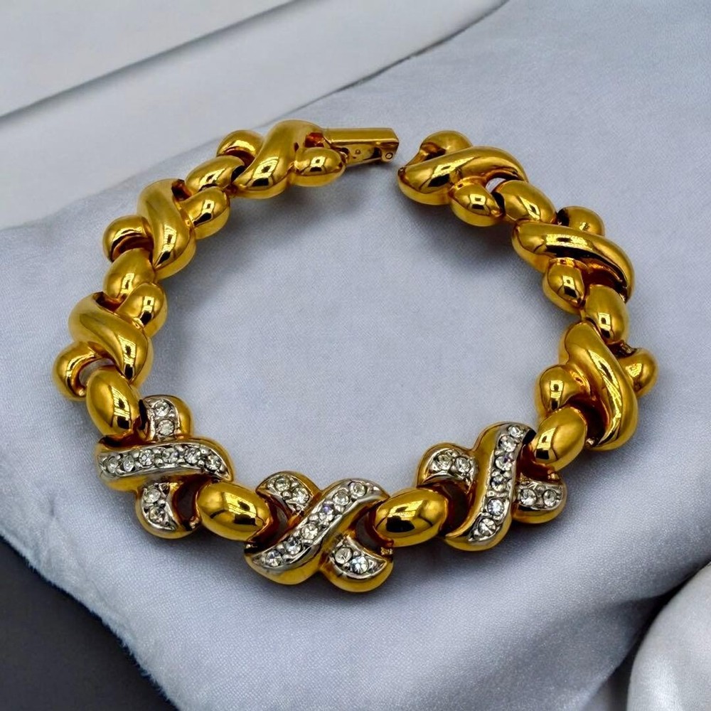 Vintage Gold Plated Bracelet Used Not specified